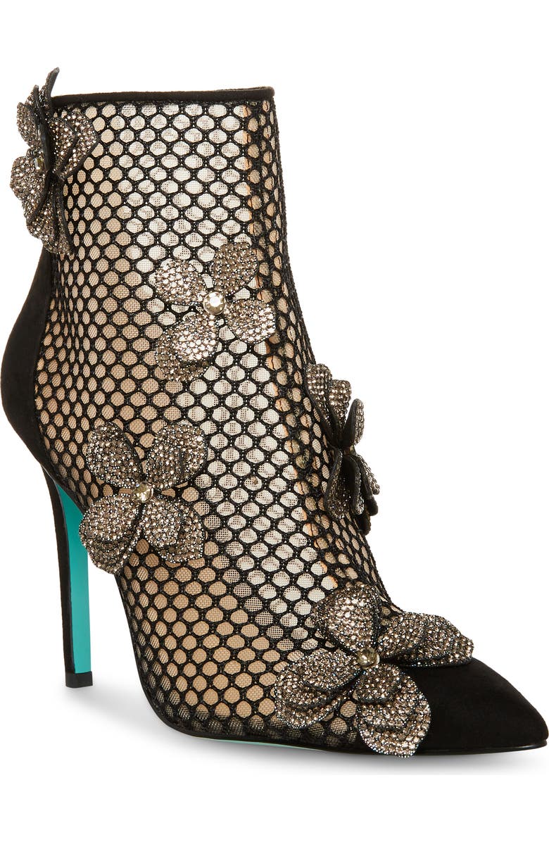 Betsey Johnson Ursa Pointed Toe Bootie, Main, color,