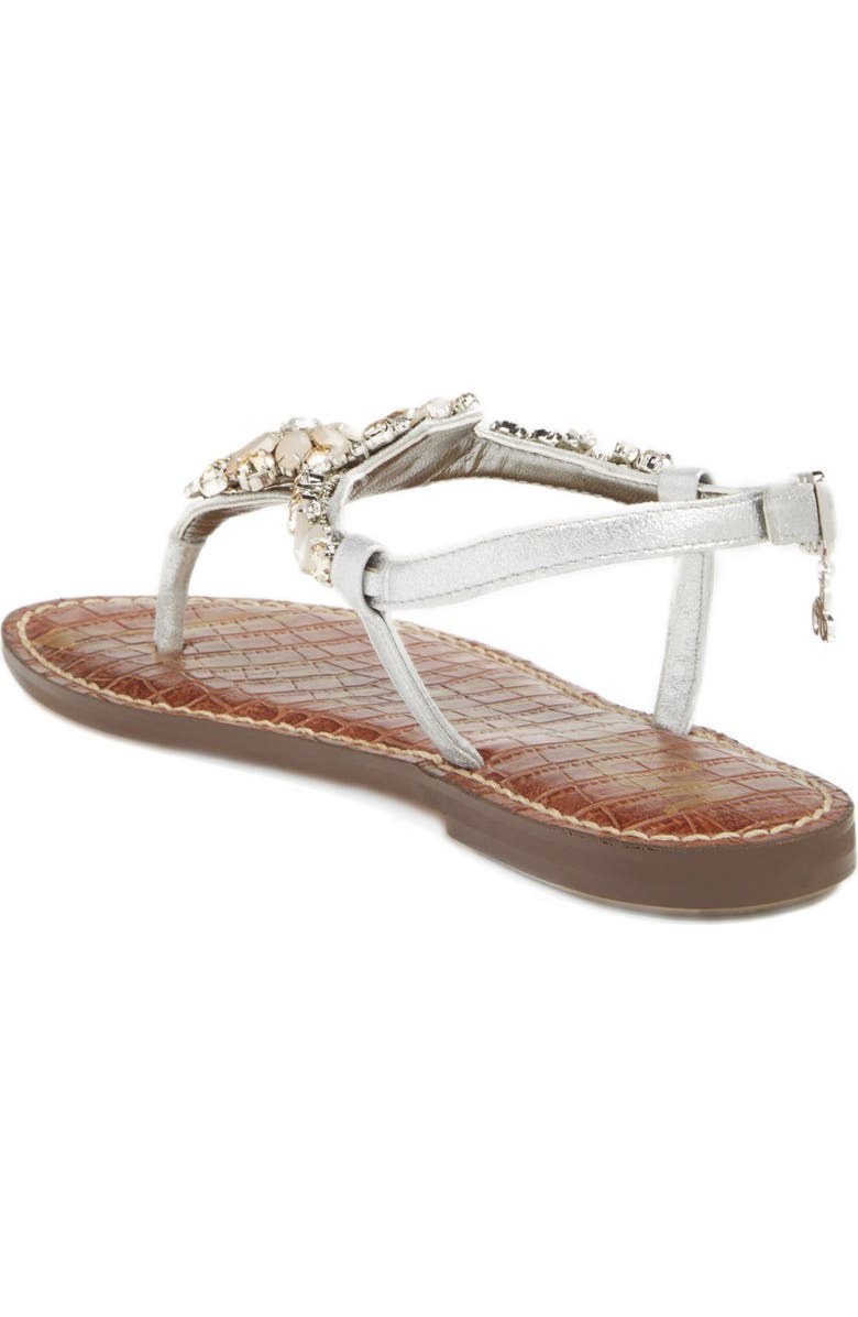 Sam Edelman 'Garen' Embellished Leather Sandal, Alternate, color,