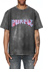 PURPLE BRAND Heavyweight Jersey Graphic T-Shirt