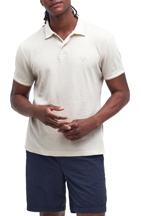 Powburn Jacquard Cotton Polo