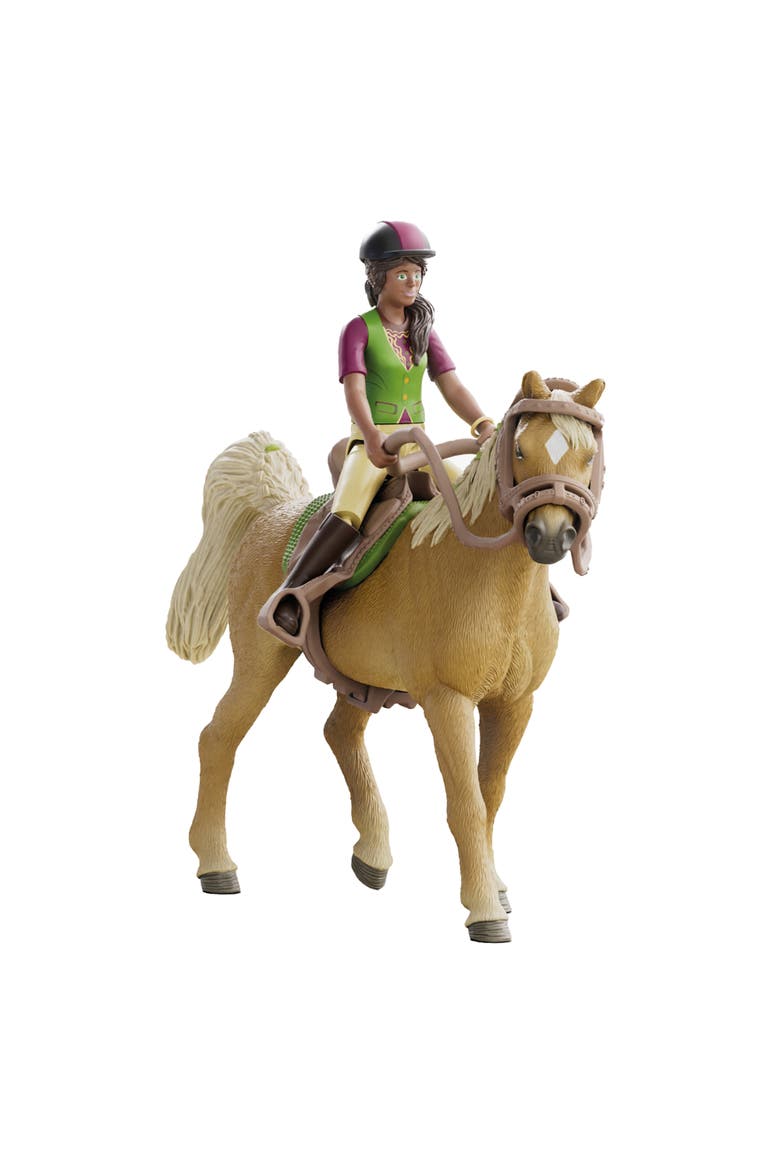 Horse Club Sarah and Mystery 6 Piece Playset, Main, color, Multicolored