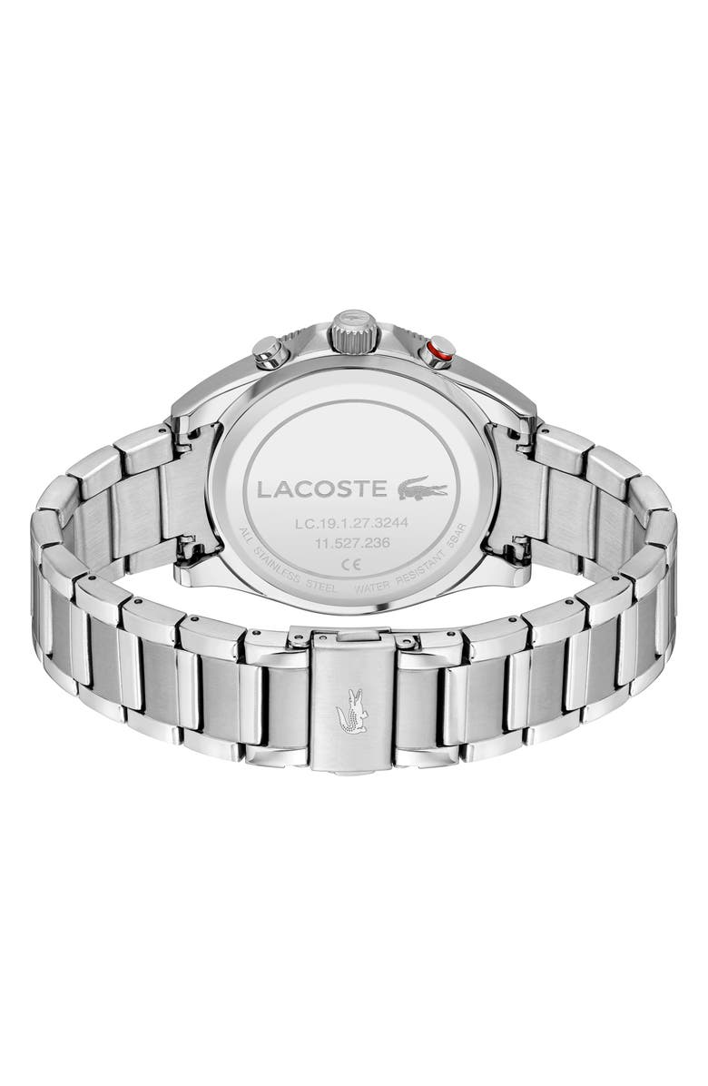 Lacoste Mainsail Chronograph Bracelet Watch, 43mm, Alternate, color, White
