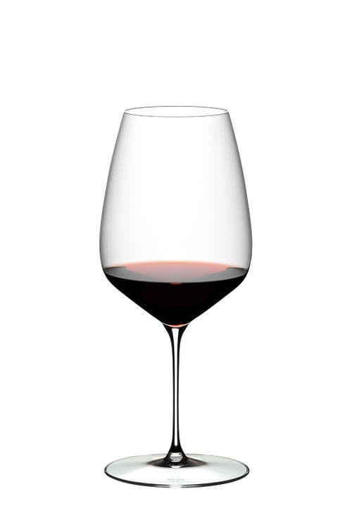 Riedel Veloce Cabernet/Merlot Wine Glass, Set of 2 in Clear 
