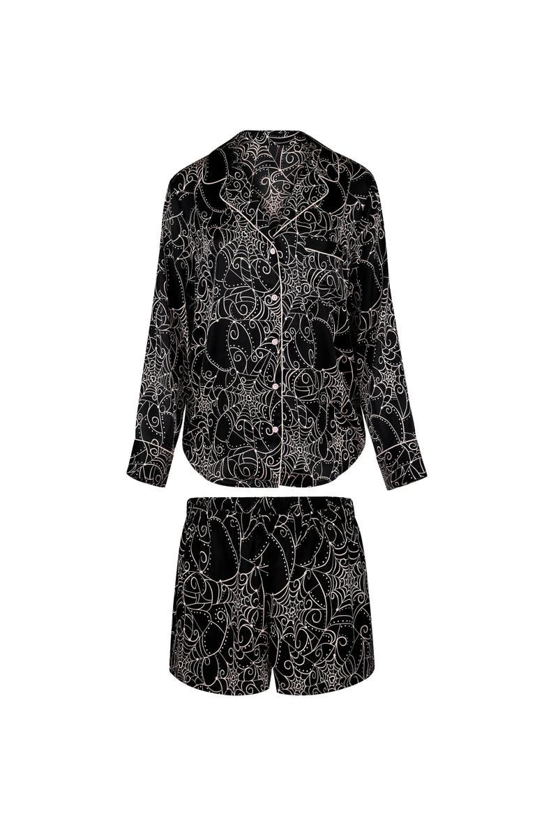 Adore Me Sammi Pajama Set, Alternate, color, Novelty Black