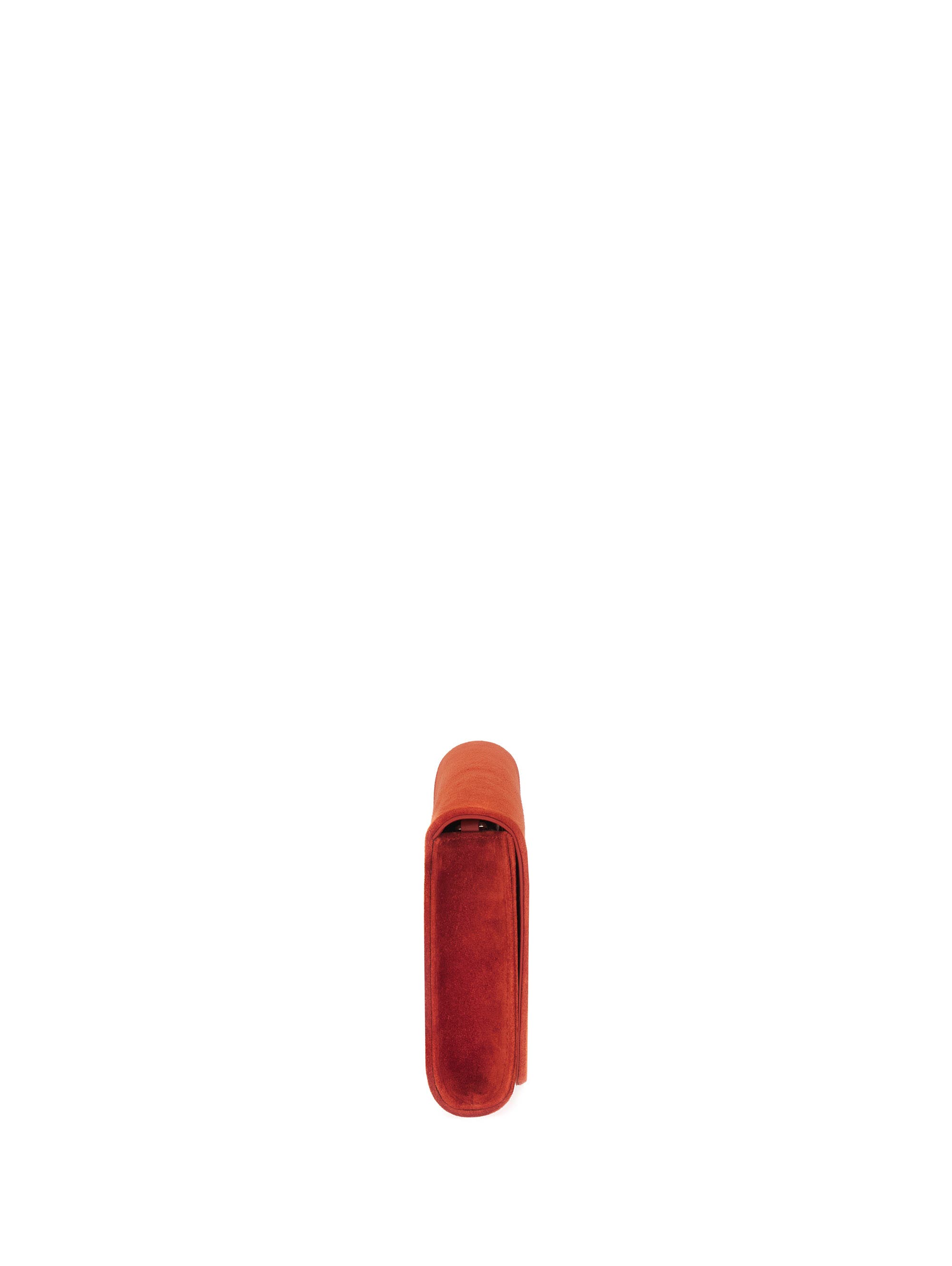 Monica Clutch Bag, Alternate, color, Orange Suede