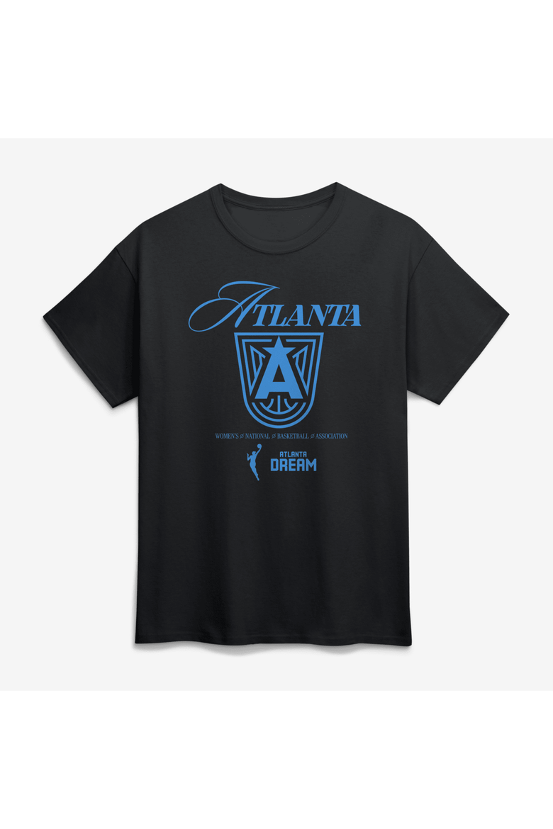 Unisex Logo Athletic Black Atlanta Dream In Motion T-Shirt, Main, color, Black