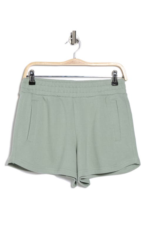 90 Degree By Reflex French Terry Shorts In Green
