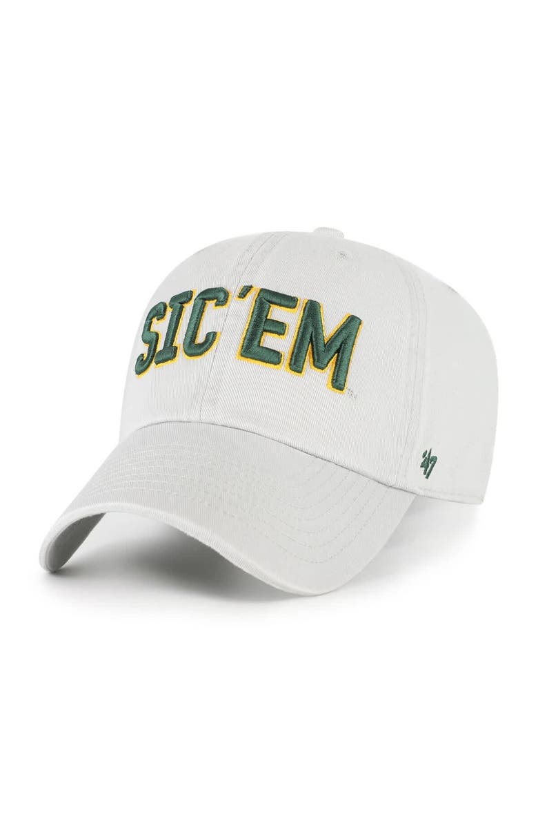 '47 Men's '47 Gray Baylor Bears Clean Up Adjustable Hat, Main, color, Gray