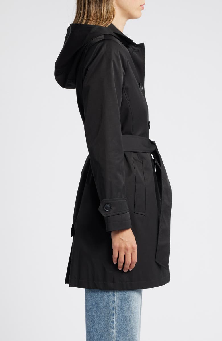 Sam Edelman Trench Coat with Removable Hood, Alternate, color,