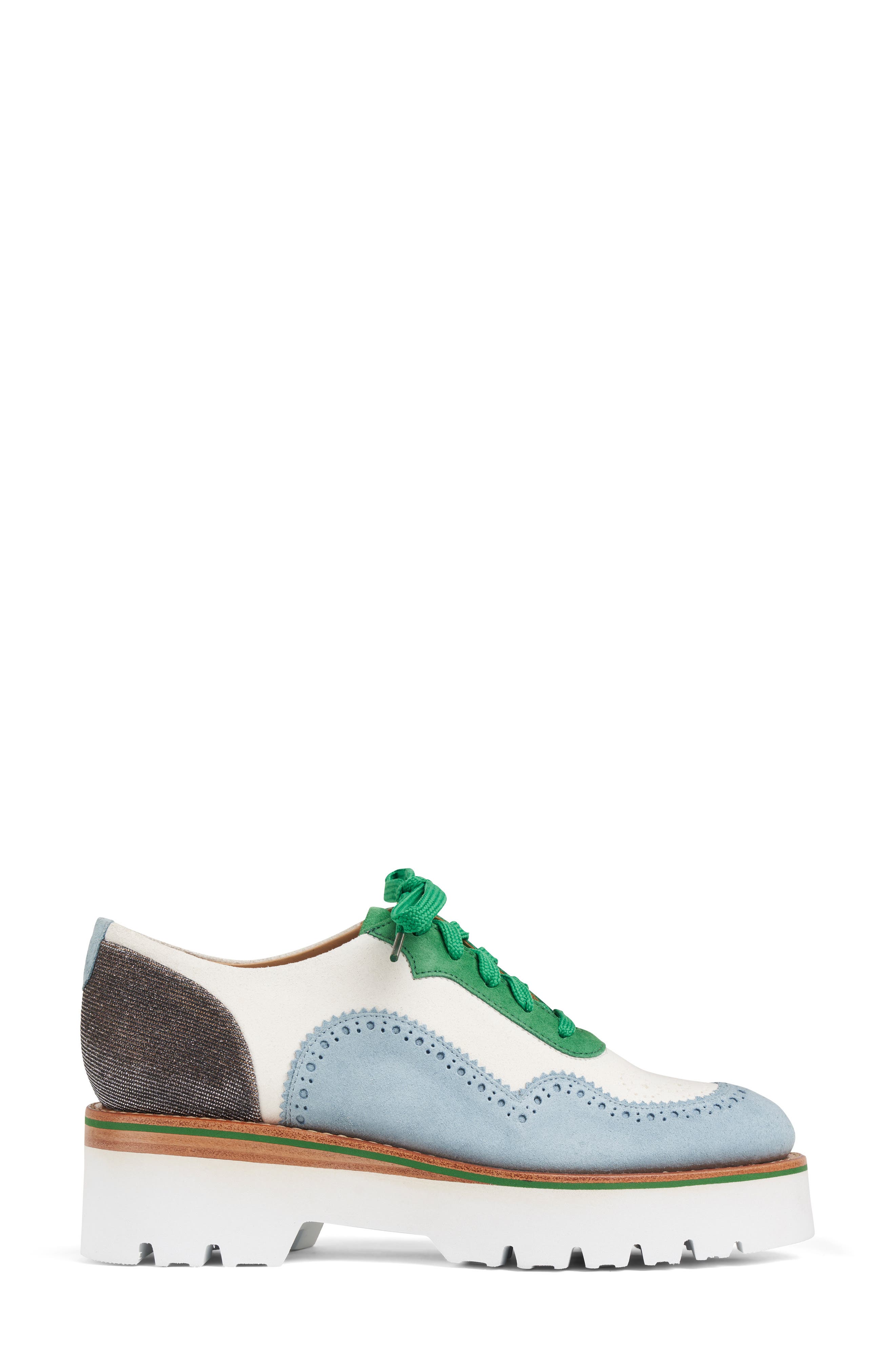 The Office of Angela Scott Ms. Elaine Colorblock Platform Derby, Alternate, color, 