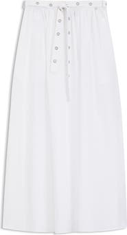 BOSS Orange Cotton Poplin Maxi Skirt