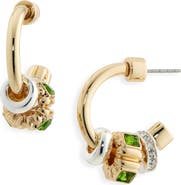 NORDSTROM RACK Stacked Sparkle Hoop Earrings