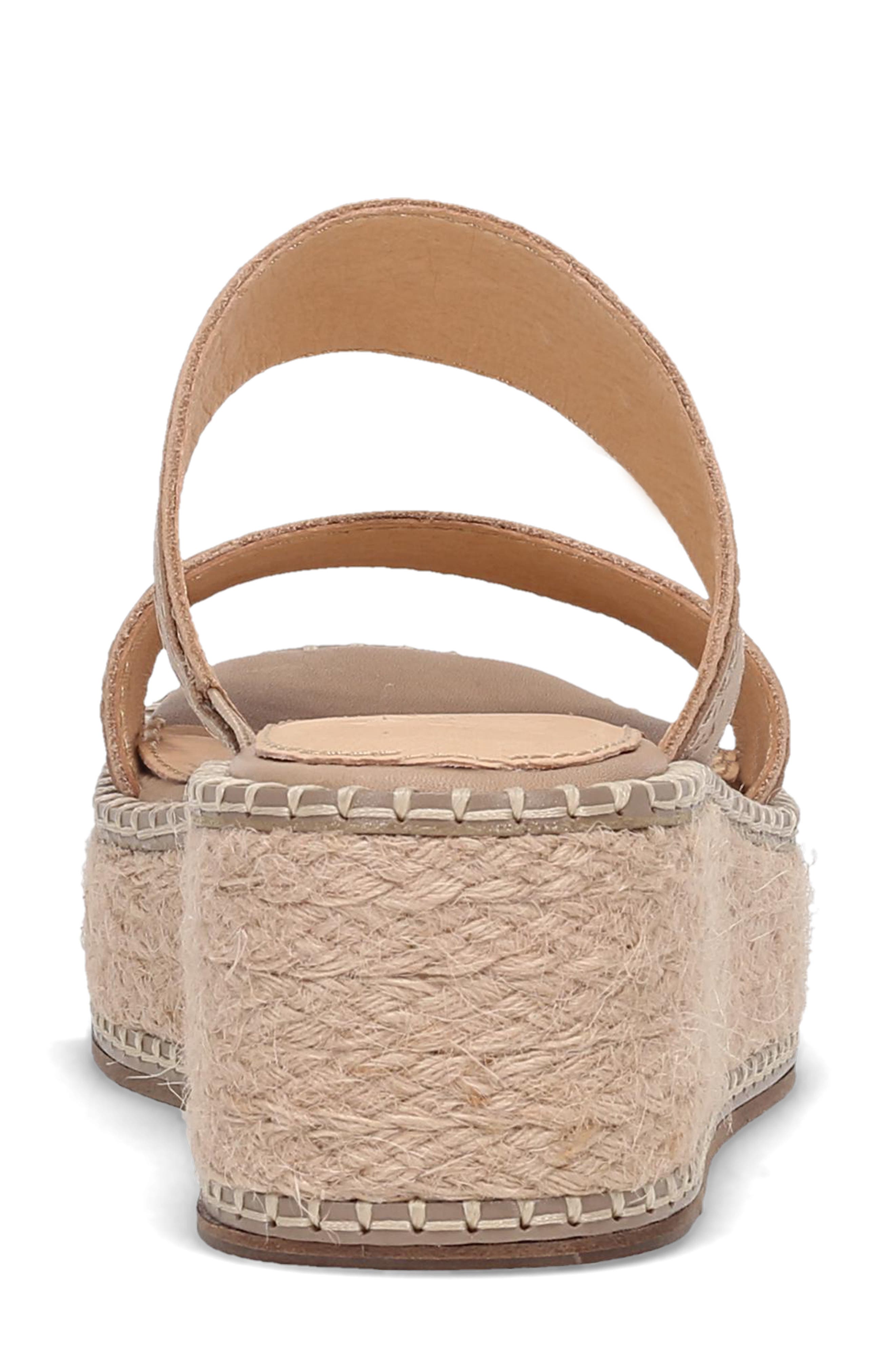 Frye Joy Platform Wedge Sandal, Alternate, color, Clay