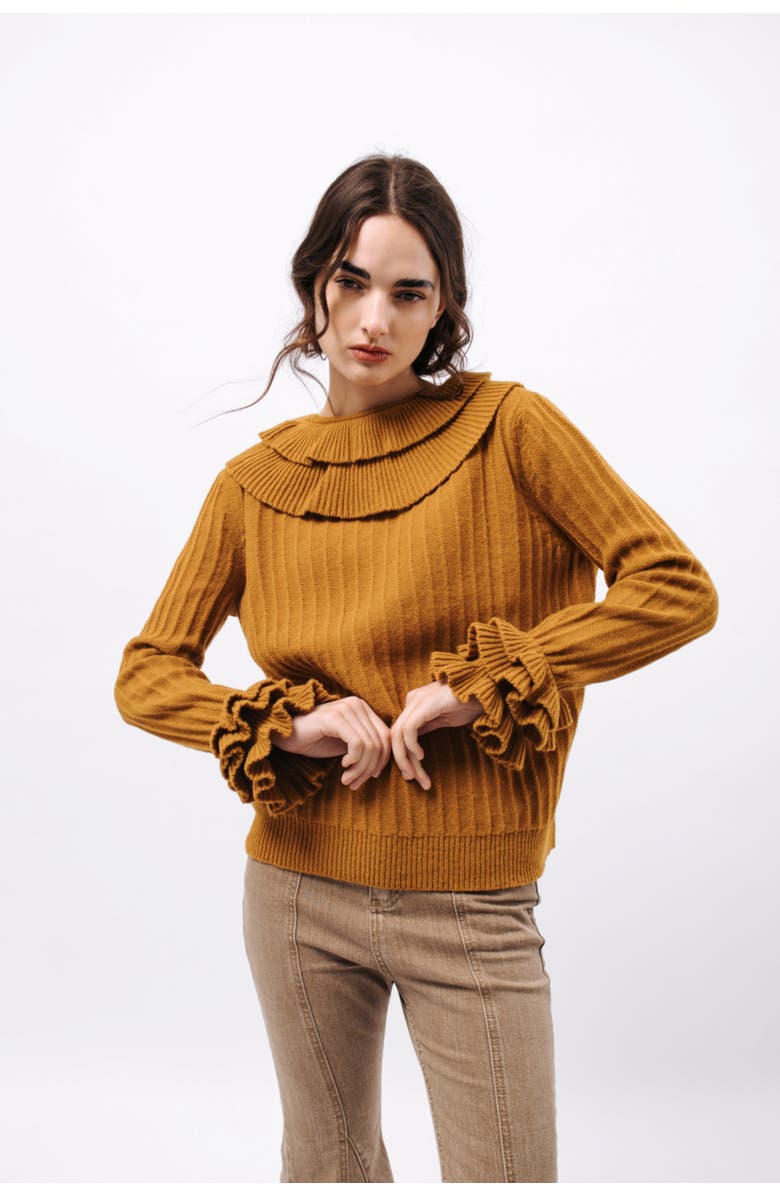 Margo Baridon Tita Sweater, Main, color, Camel
