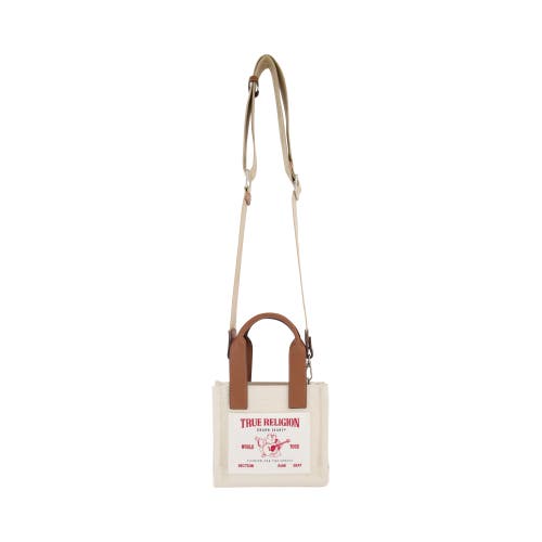 True Religion Mini Tote In Brown