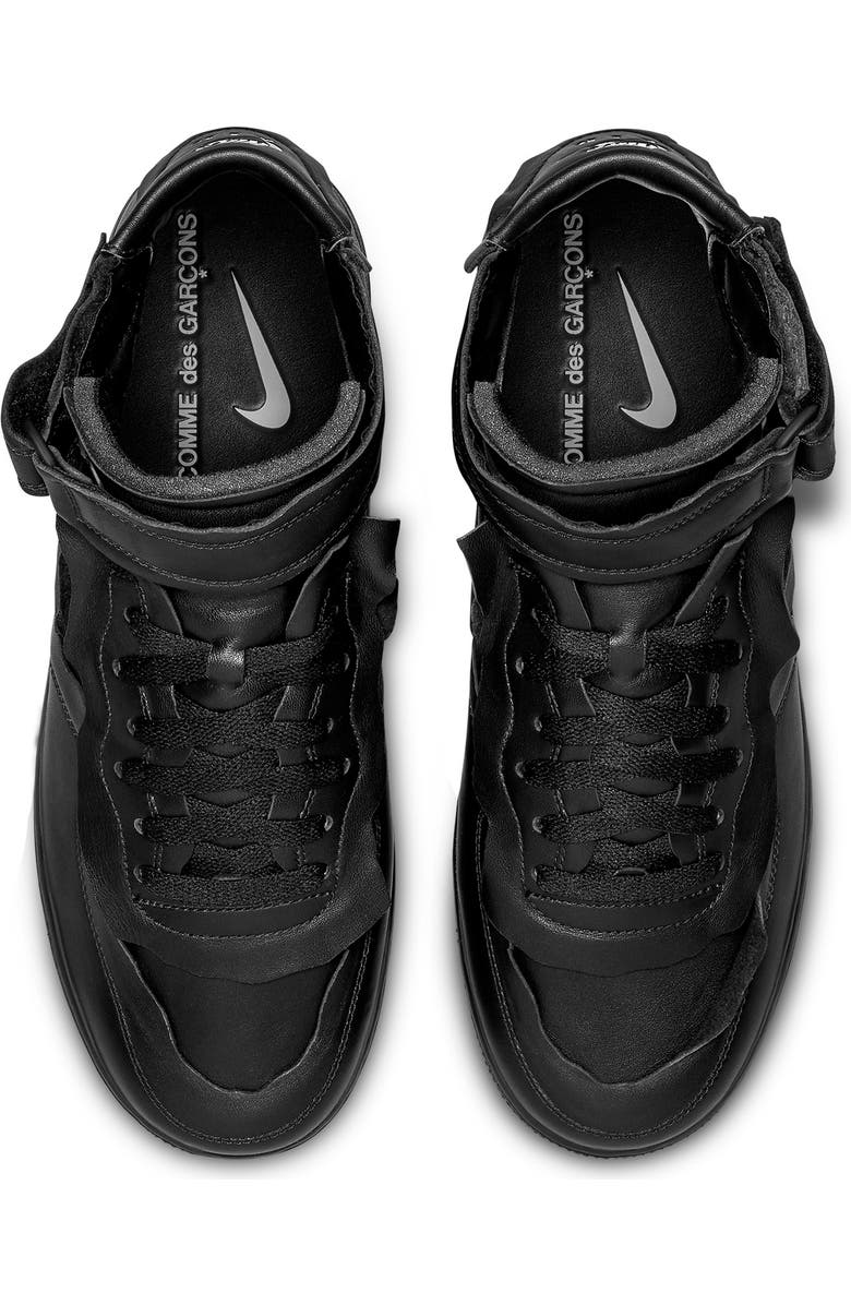 Comme des Garçons x Nike Air Force 1 Mid Sneaker, Alternate, color,