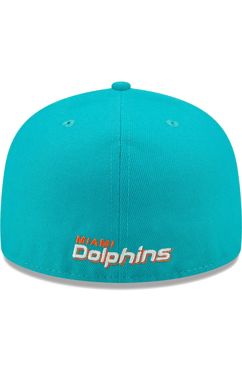 New Era Men's New Era Aqua Miami Dolphins  Flawless 59FIFTY Fitted Hat, Alternate, color, 