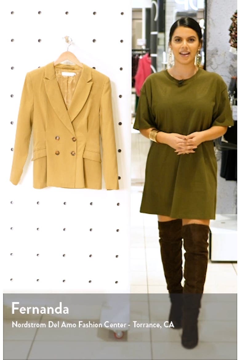 Pleat Detail Fitted Blazer video