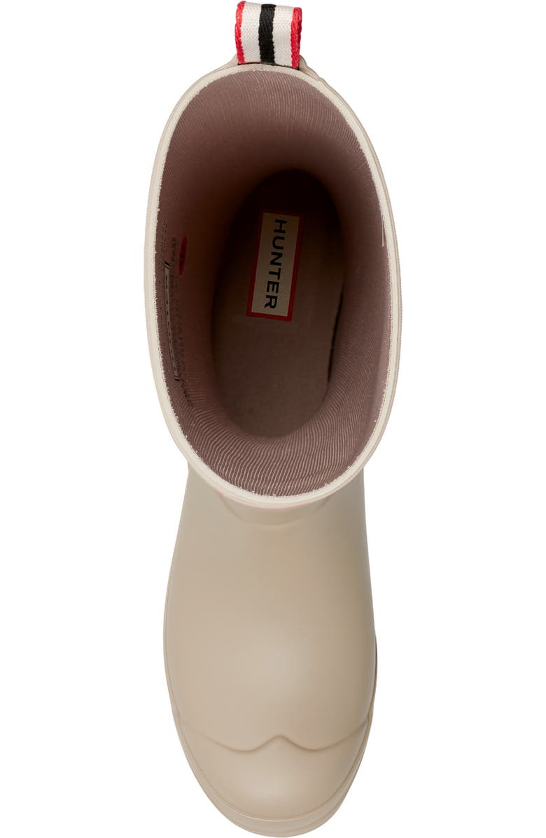 Hunter Original Play Tall Waterproof Rain Boot, Alternate, color, Blush Beige