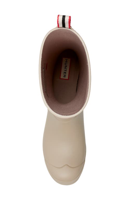 Shop Hunter Original Play Tall Waterproof Rain Boot In Blush Beige