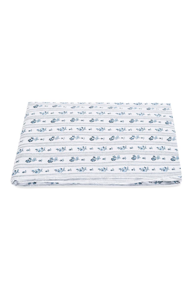 Cabanon Stripe Fitted Sheet, Main, color, BLUE