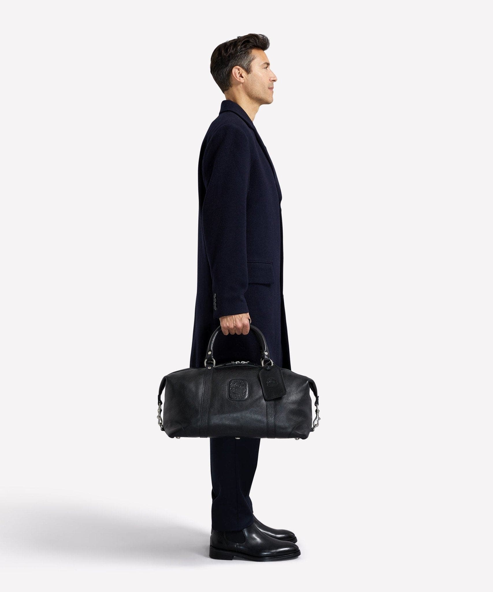 Ghurka Cavalier I No. 96, Alternate, color, Vintage Black Leather