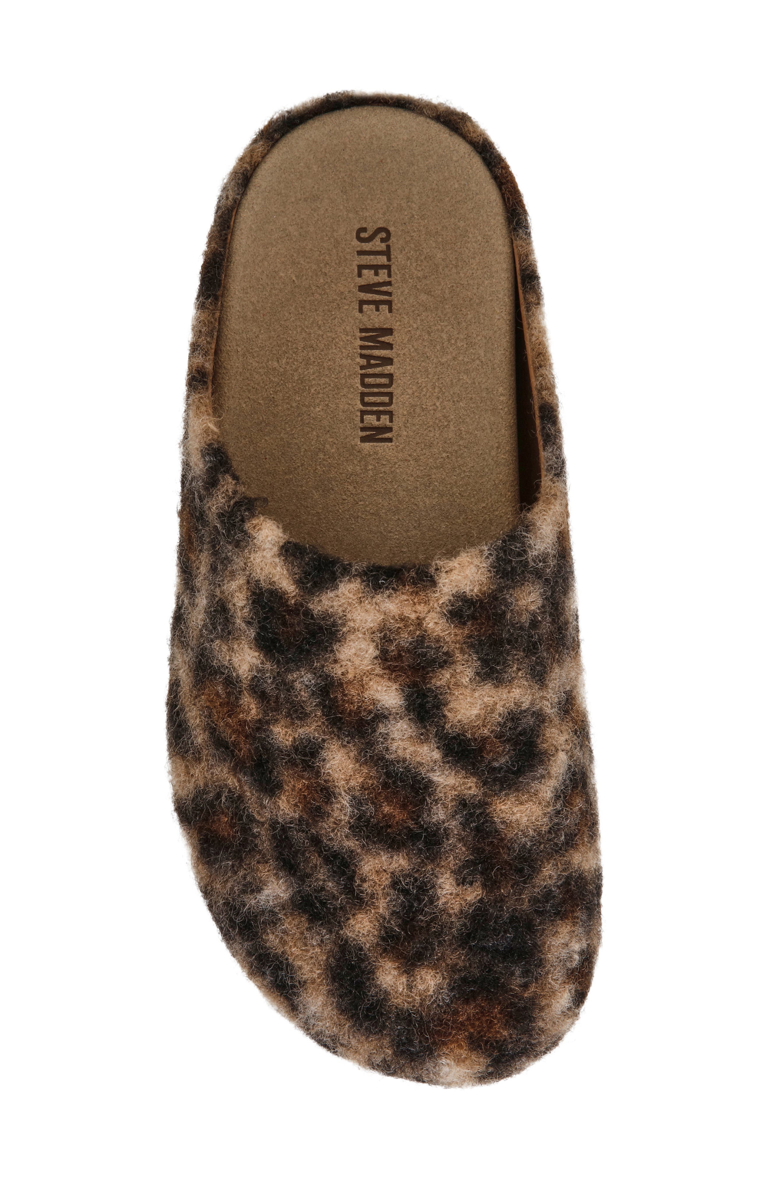 Fond Faux Fur Mule, Alternate, color, LEOPARD
