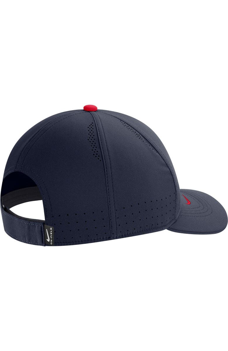 Nike Men's Nike Navy Ole Miss Rebels 2023 Sideline Legacy91 Performance Adjustable Hat, Alternate, color,