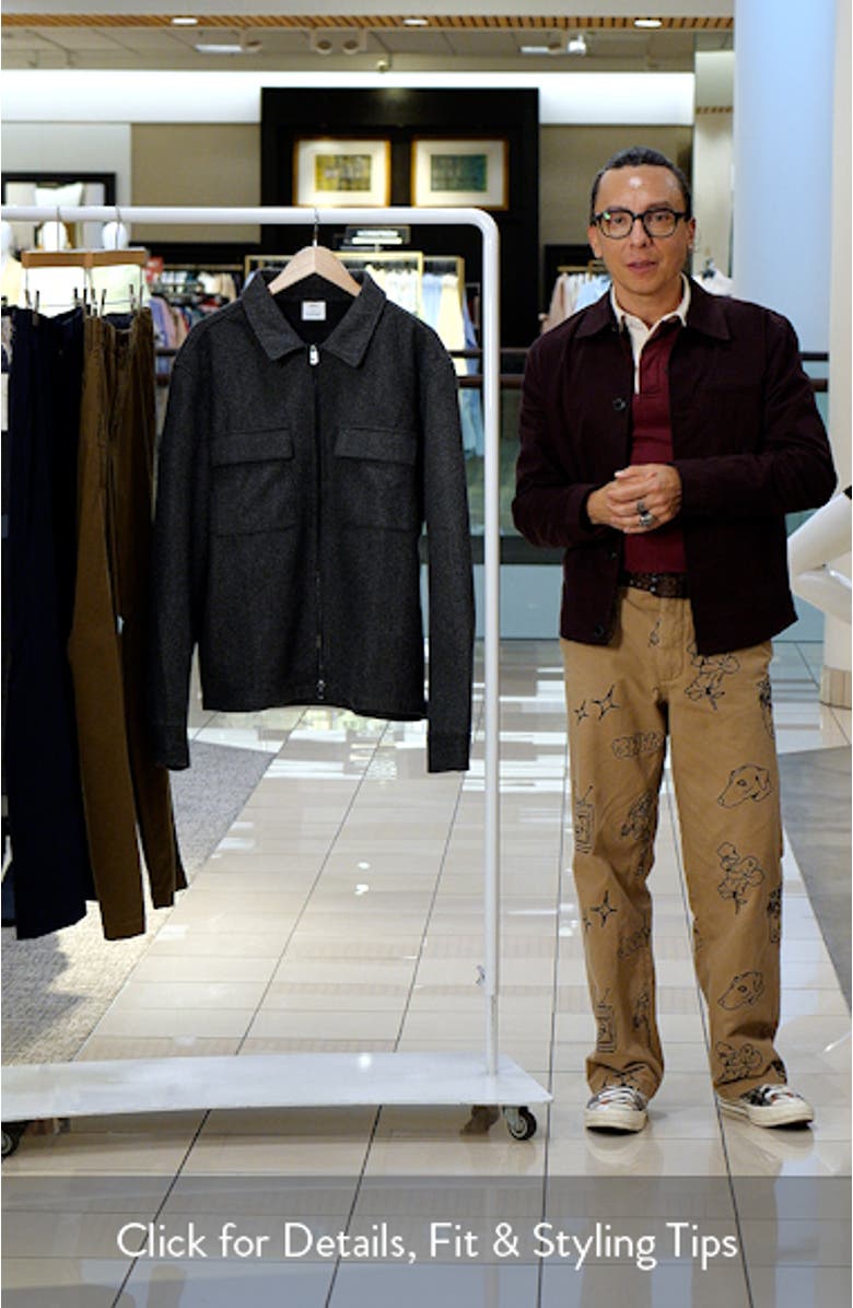 Regular Fit Zip Flannel Jacket, sales video thumbnail