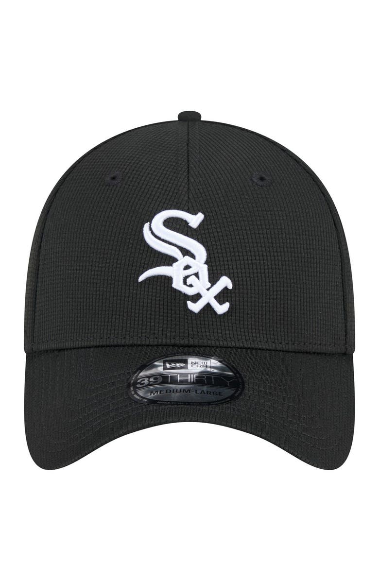 New Era Men's New Era Black Chicago White Sox Active Pivot 39THIRTY Flex Hat, Alternate, color, Black