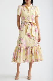 Anne Klein Floral Shirtdress