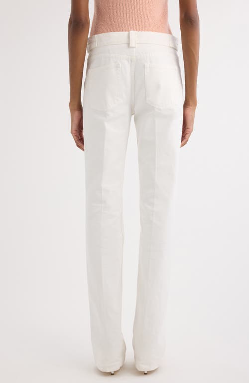 Shop Chloé Straight Leg Jeans In Iconic Milk