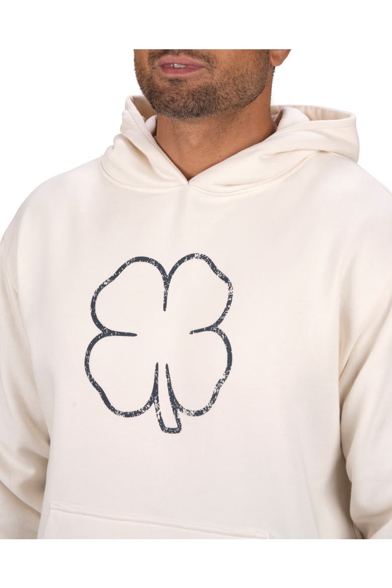 Clover Luck Hoodie, Alternate, color, Vanilla