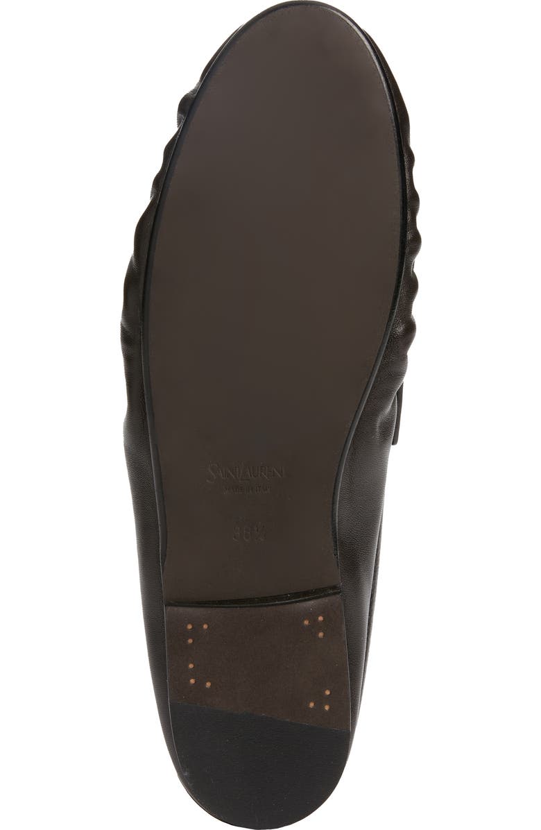 Saint Laurent Loafer Mule, Alternate, color, Eagle Brown