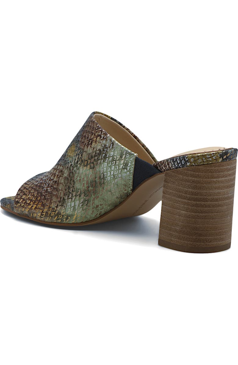 Adrienne Vittadini Albi Snakeskin Embossed Block Heel Sandal, Alternate, color,