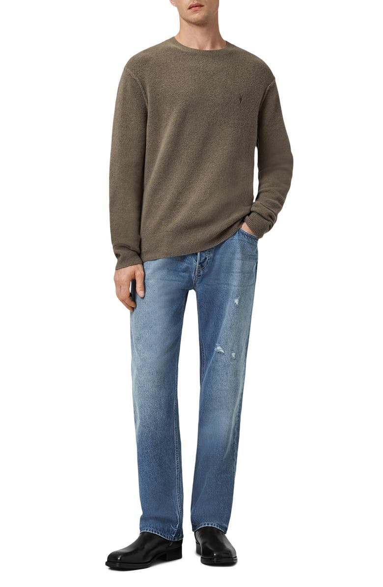 AllSaints Statten Crewneck Sweater, Alternate, color, Dusky Green