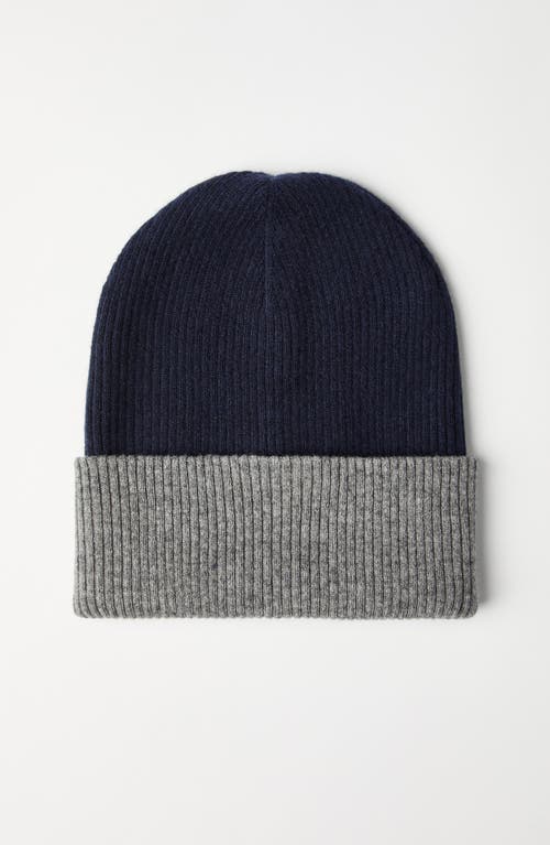 Brunello Cucinelli Cashmere Beanie In Blue