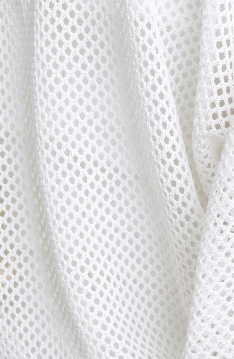 Givenchy Victorian Sleeve Knit Mesh Top, Alternate, color,