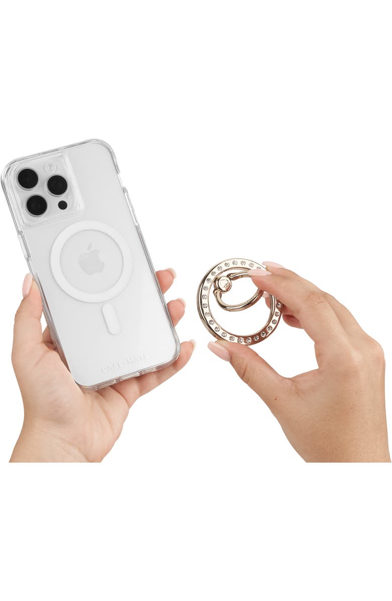 Kate Spade New York crystal stone magnetic ring stand, Alternate, color, Set In Stone