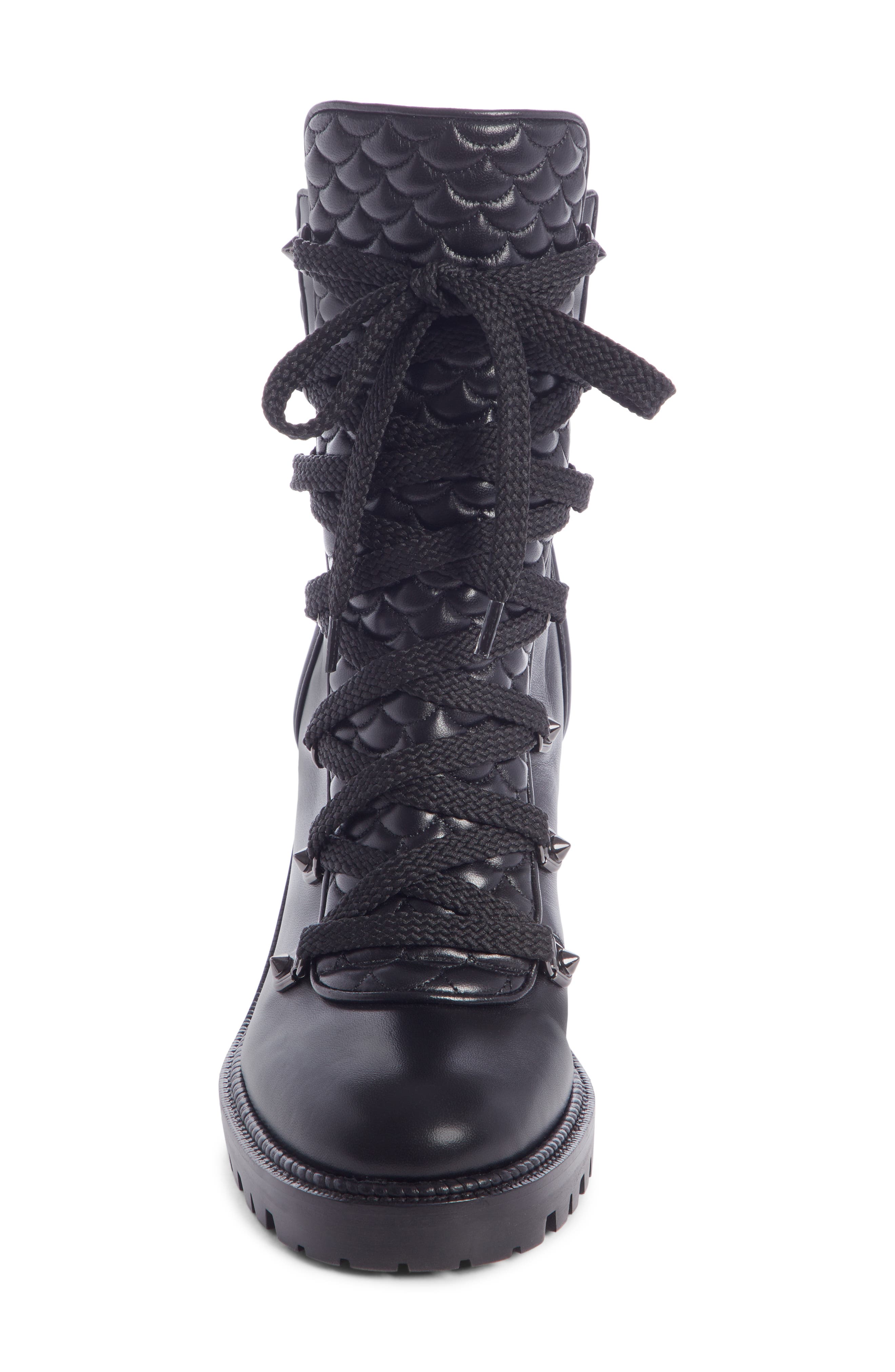 Christian Louboutin Mad Matelassé Bootie, Alternate, color, 