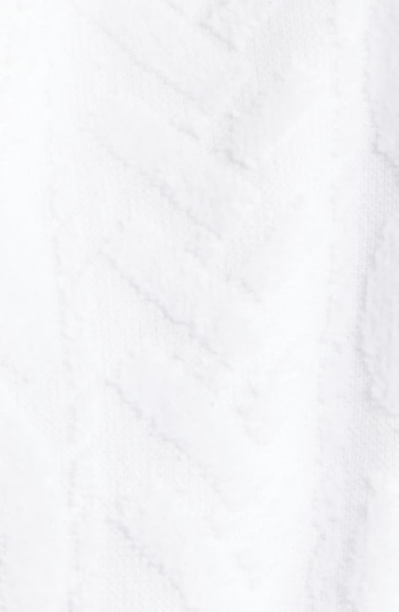 Majestic International Textured Cotton Terry Cloth Hooded Robe, Alternate, color, White