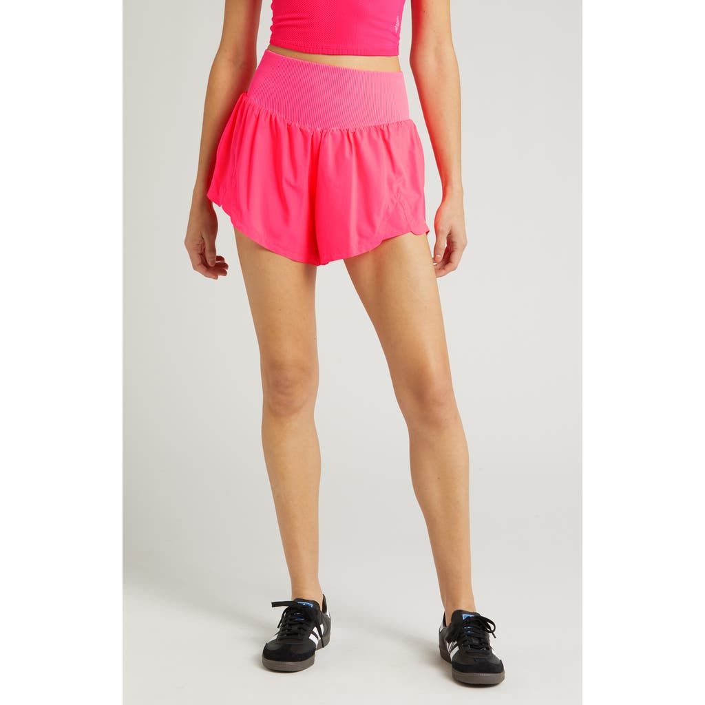 Free People Fp Movement Carpe Diem Shorts In Electric Sunset