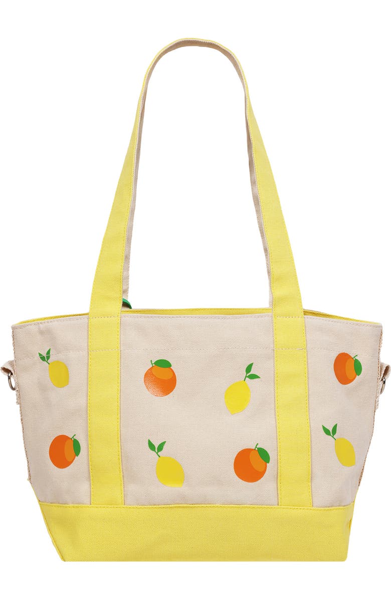 C & C California Citrus Fruit Tote Bag, Alternate, color, Yellow