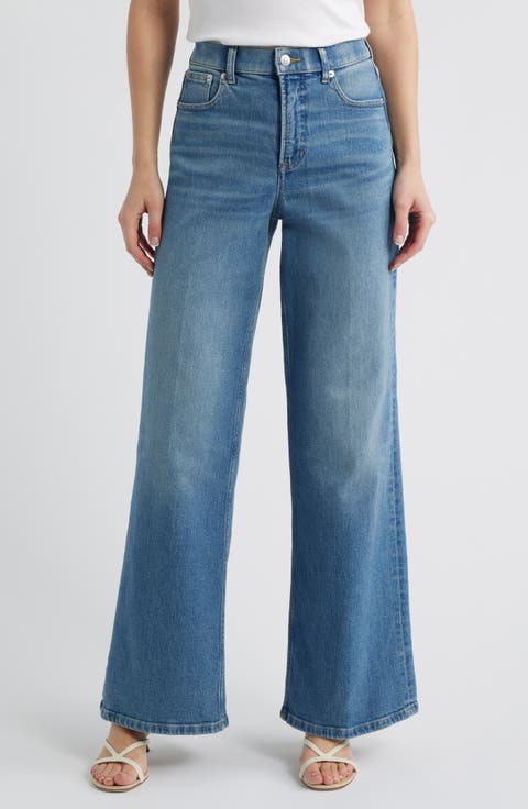 SPANXshape™ Authentic 360 High Waist Wide Leg Jeans (Wilmington)