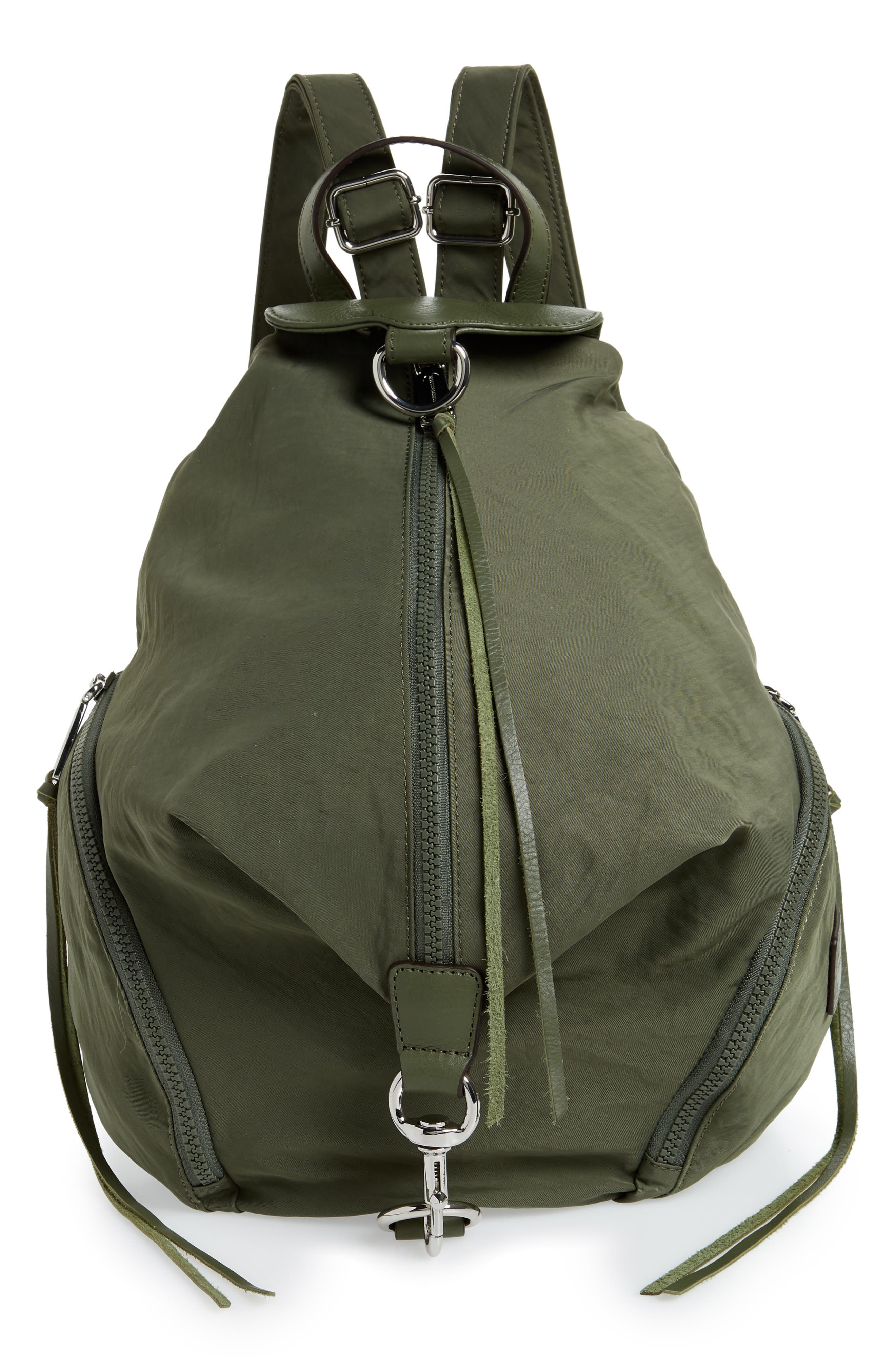 Julian Nylon Backpack, Main, color, OLIVE