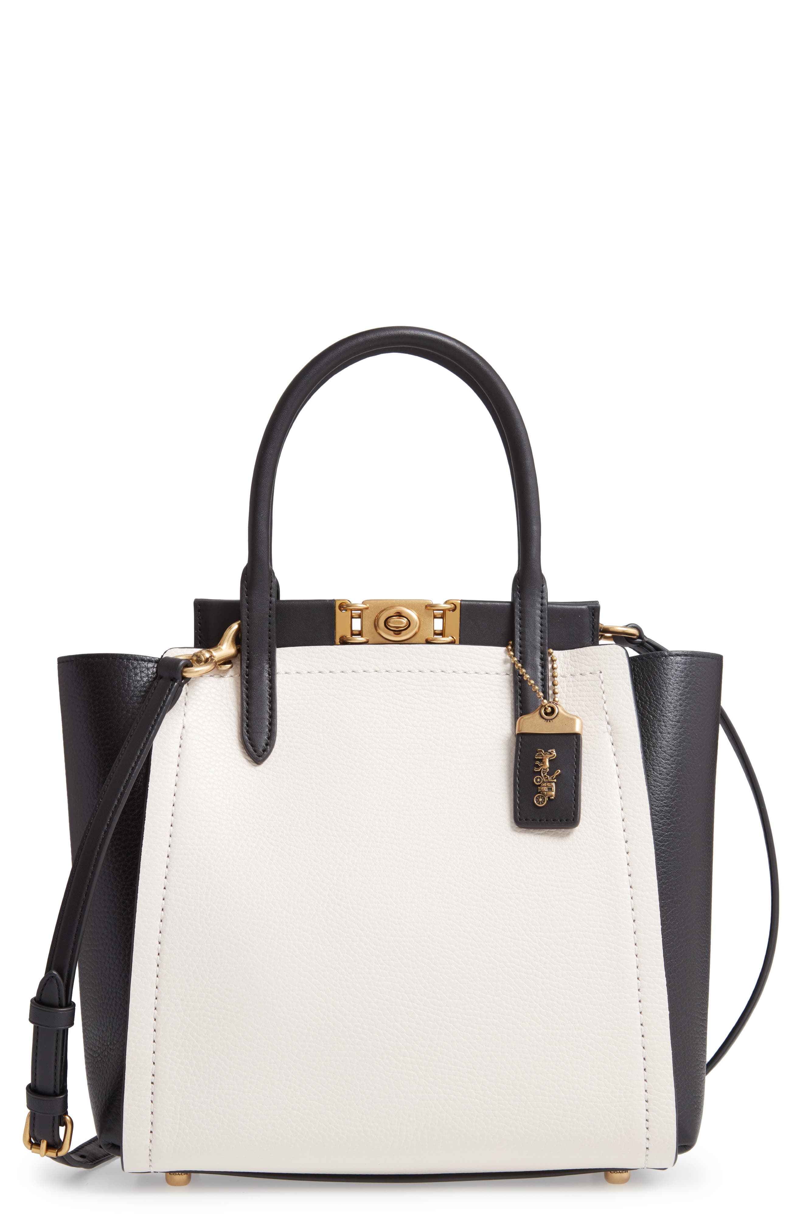 COACH Troupe Colorblock Tote, Main, color, 
