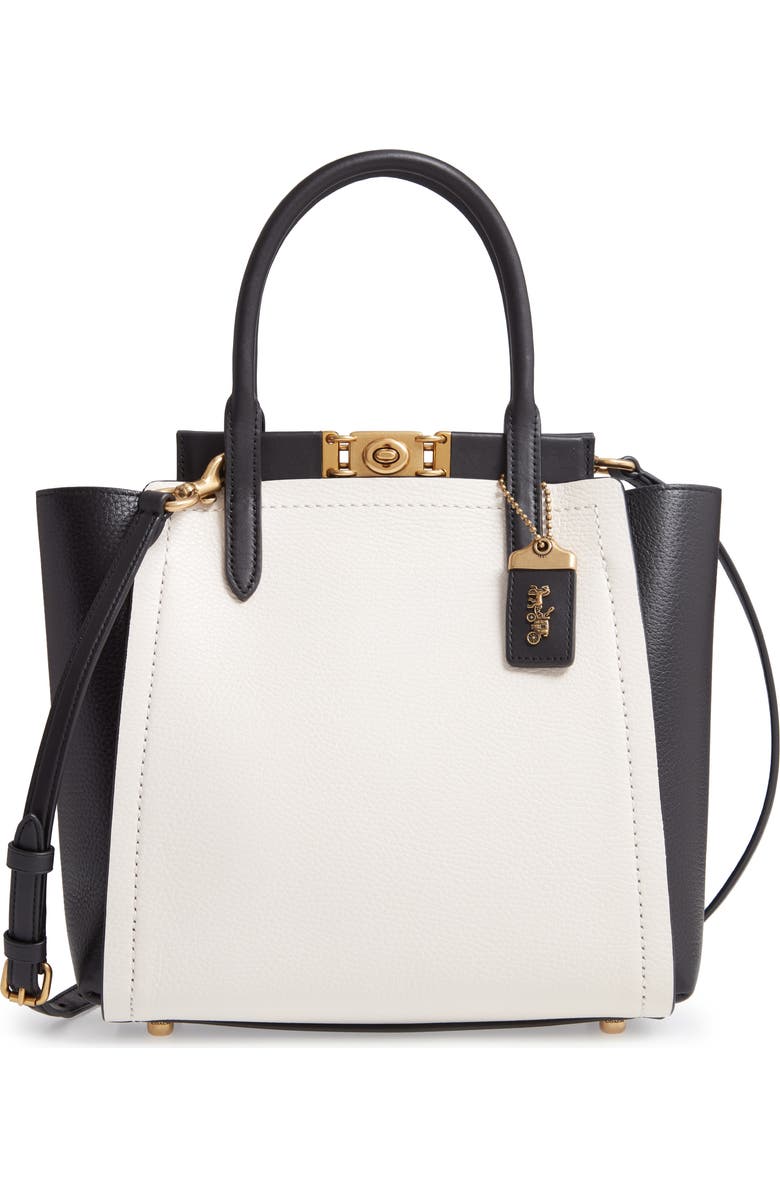 COACH Troupe Colorblock Tote, Main, color,