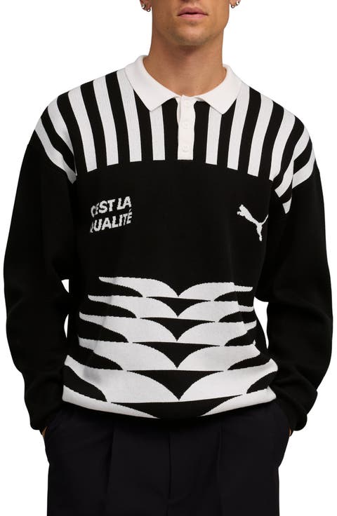 The NeverWorn VI Knit Polo Sweater