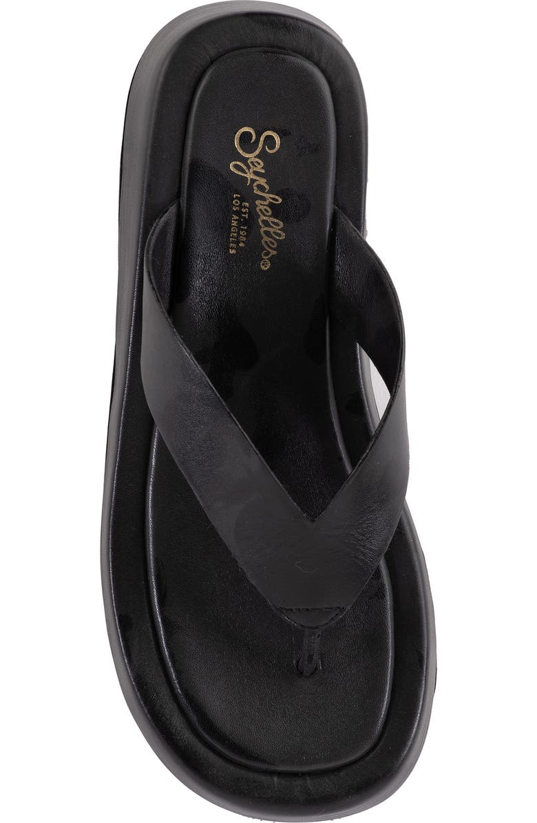 Seychelles Nautical Flip Flop Sandal, Alternate, color, Black