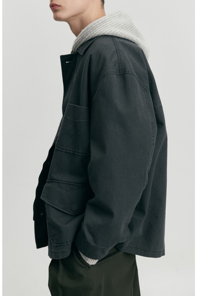 Unisex Chore Jacket, Alternate, color, SEPIA
